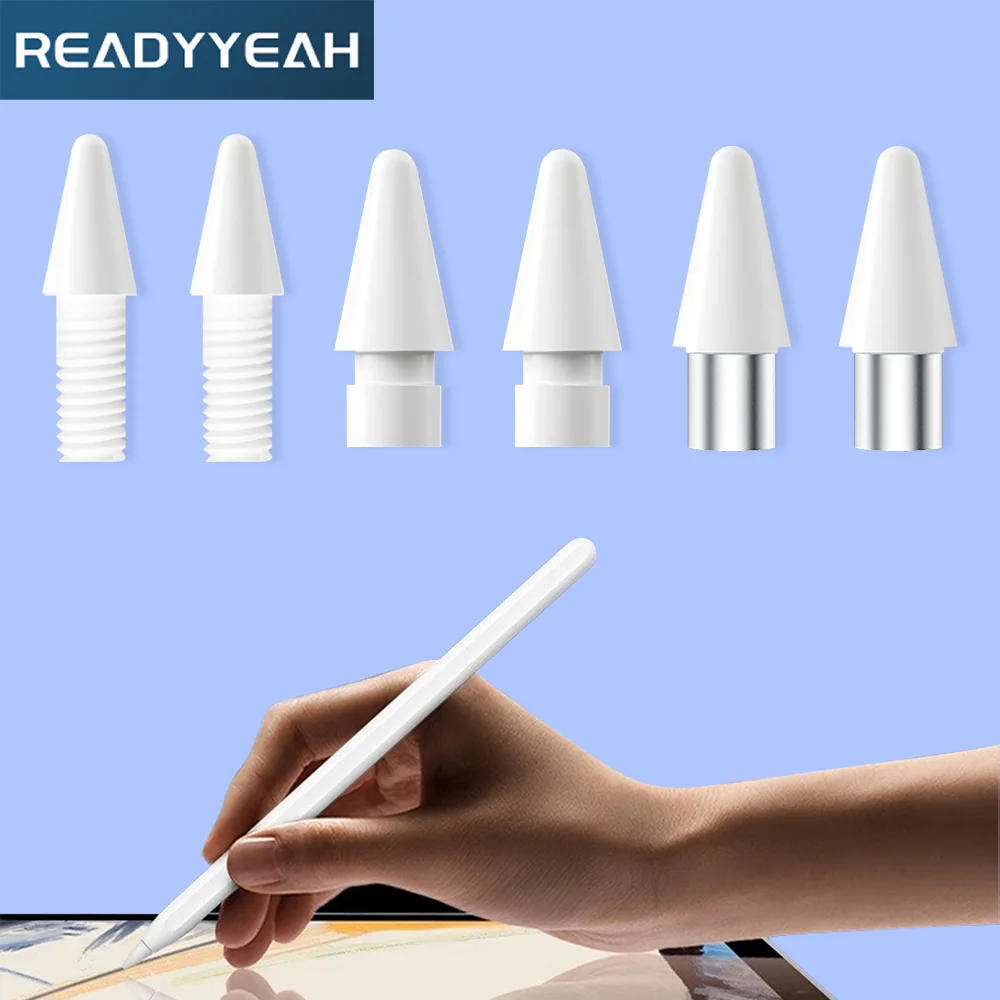 Universal Stylus Stift Tipps Für iPad Bleistift Stylus Tipps 2PCS Für Apple Bleistift Tipps Für iPad Stylus Stift Ersatz spitze Image