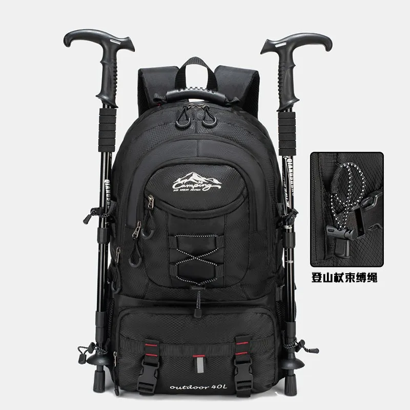 40L wasserdichter, leichter Outdoor-Wanderrucksack, Campingrucksäcke für Herren und Damen, Wanderrucksäcke