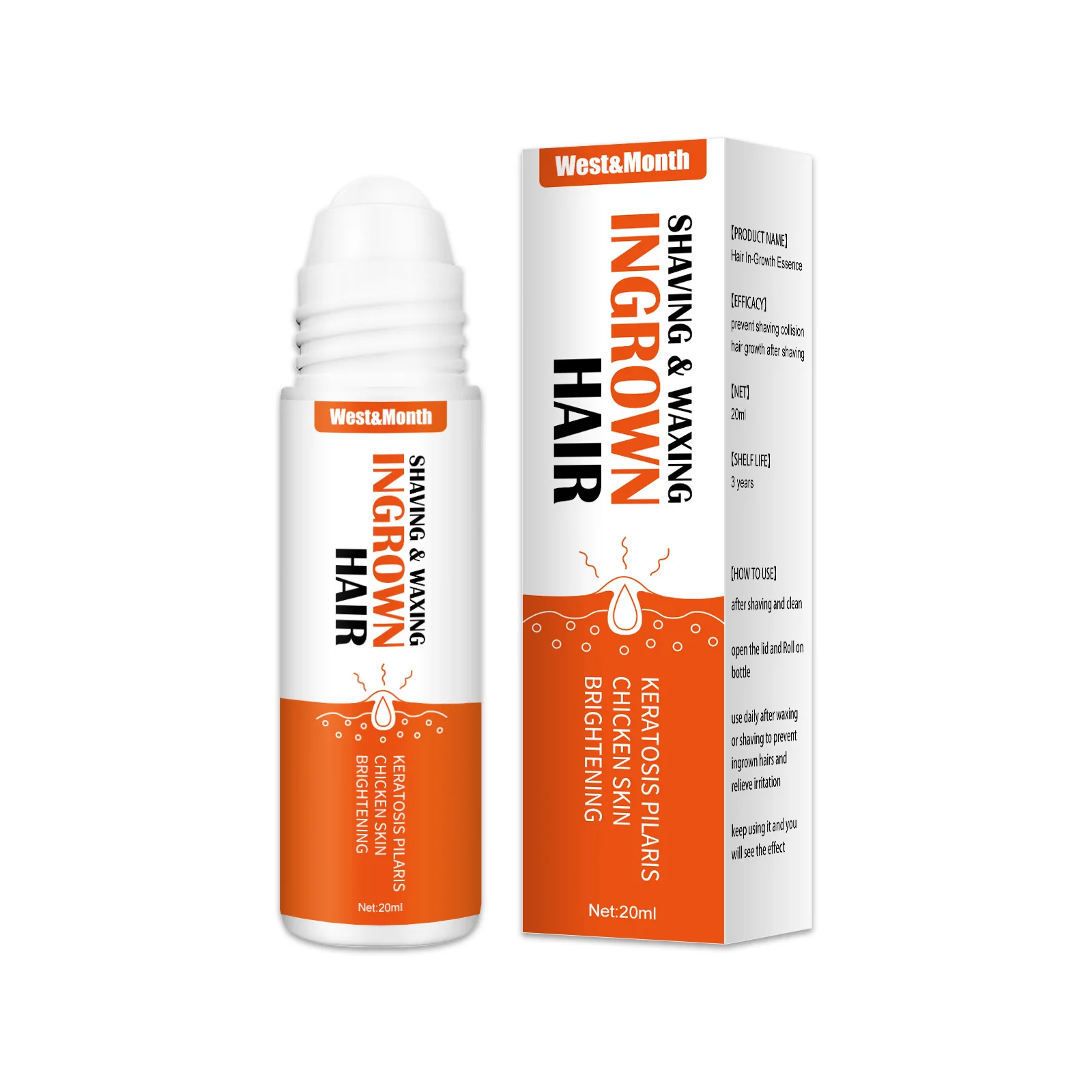 Ein gewachsene Haare Behandlung nach der Rasur Reparatur Serum lösung dunkle Flecken reduzieren Rötungen für verschwinden pfb Hautpflege verhindern Rasiermesser Beulen Image