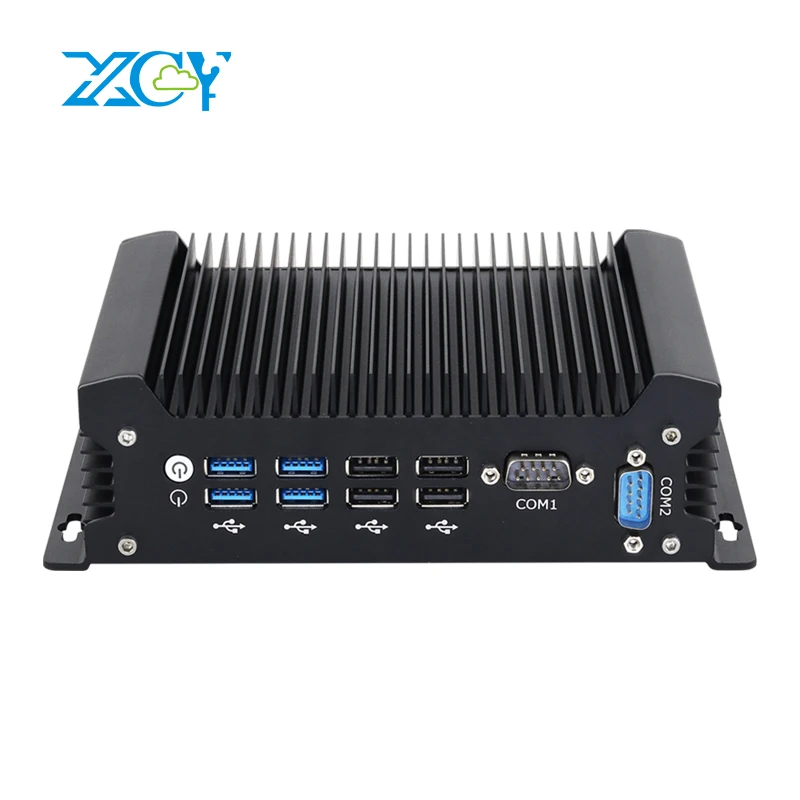 XCY Lüfterloser IoT-Industrie-Mini-PC Intel Core i5-1335U 2x COM RS232 2x LAN 8x USB WiFi SIM 4G LTE Windows 10/11 Linux PXE WOL Image