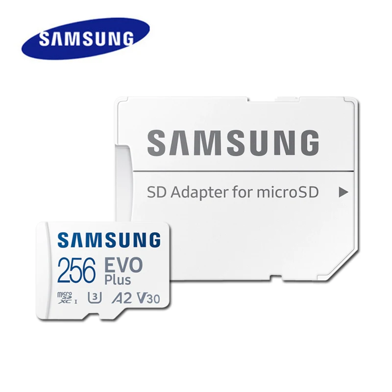 Samsung EVO Plus/PRO Plus/PRO Ultimate mcroSD-Karte 512G 256 GB 128 GB 64 GB SDXC Klasse 10 U1 Hochgeschwindigkeits-TF-Karte U3 für 4K UHD-Video Image