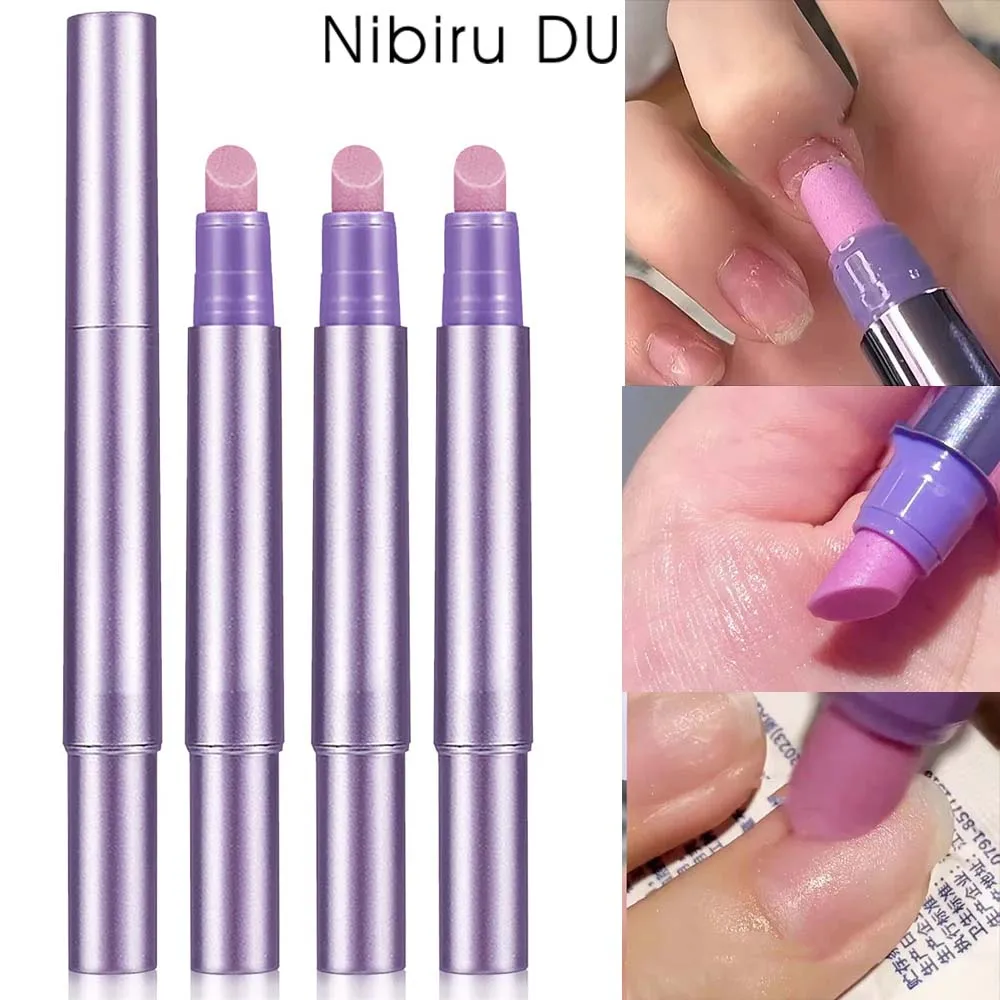 3-in-1 Nagelpflege-Stift: Handpflege-Essenz-Pinsel, Nagelhautschieber, Maniküre-Pflegewerkzeug, Nagelhautöl-Stift, Entferner für abgestorbene Haut Image