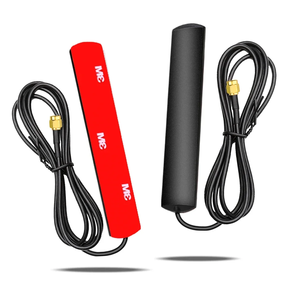433 MHz 2,4 G 5,8 G 4G GSM 868 MHz 915 MHz Patch-Antenne 8 dBi Adhensive-Antenne SMA-Stecker 1,5 m/5 Fuß RG174-Kabel für Auto IoT Smart Home Image