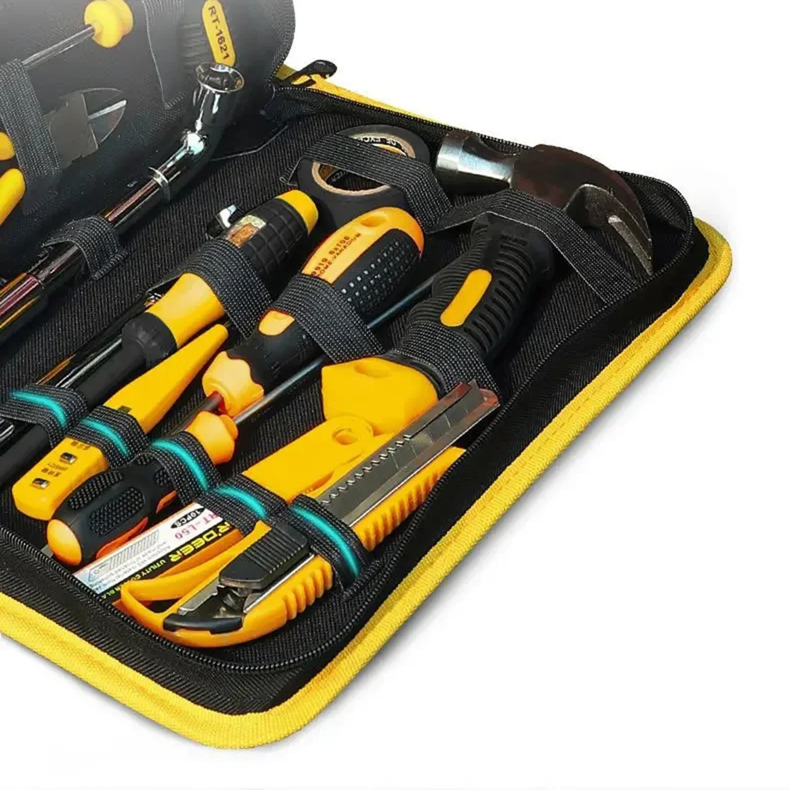 Multifunktions Oxford Leinwand Reparatur Werkzeug Tasche Hardware Schrauben Nägel Organizer Lötkolben Tasche Fall Tragbare Reise Werkzeuge Taschen Image