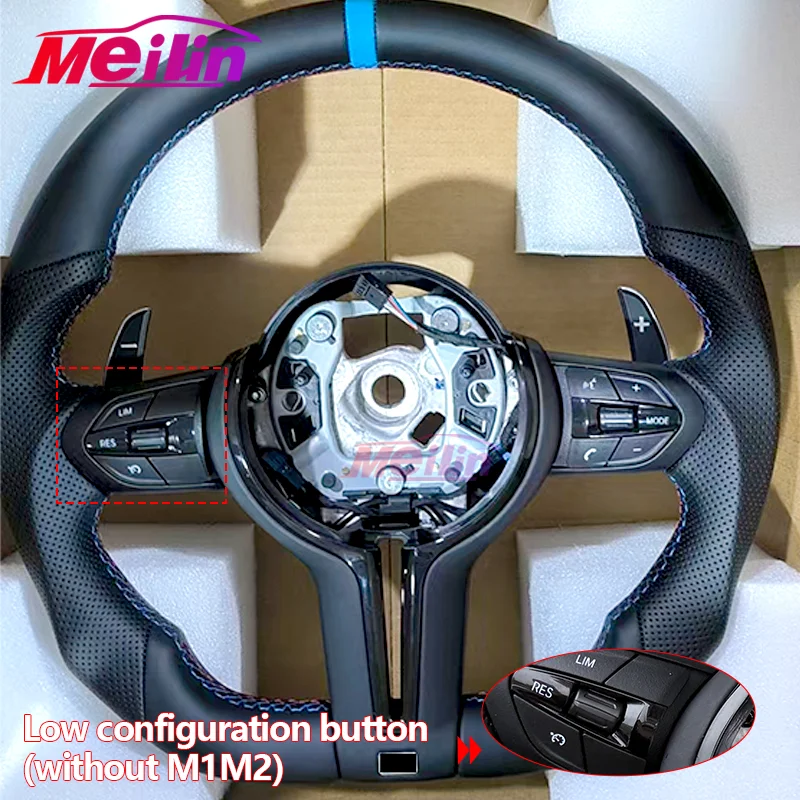 Passend für BMW F-Serie F10, F20, M3, M5, F25, F30, F32, F33, F34, E70 E90 (Anpassbares Lenkrad). Image