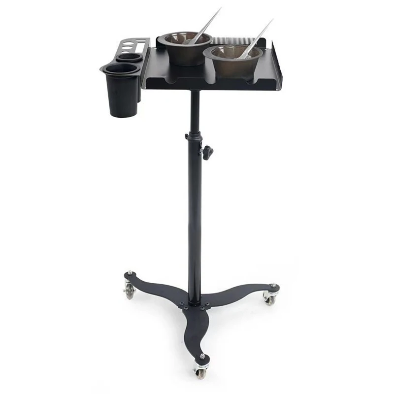 Rolling Salon Tablett Wagen Veranstalter Haar verlängerung Werkzeug Salon Wagen Haarfarbe Service Tablett für Salon Image