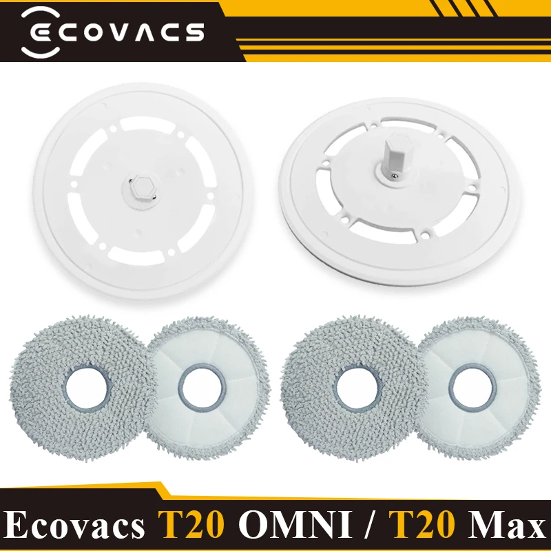 Für Ecovacs Deebot T20 OMNI/T20 Pro Mopp halterungen Kit Wischen Platte Mopp Tuch Halterung Teppich Auto Lift ersetzen Roboter Cleaer Ersatz Image