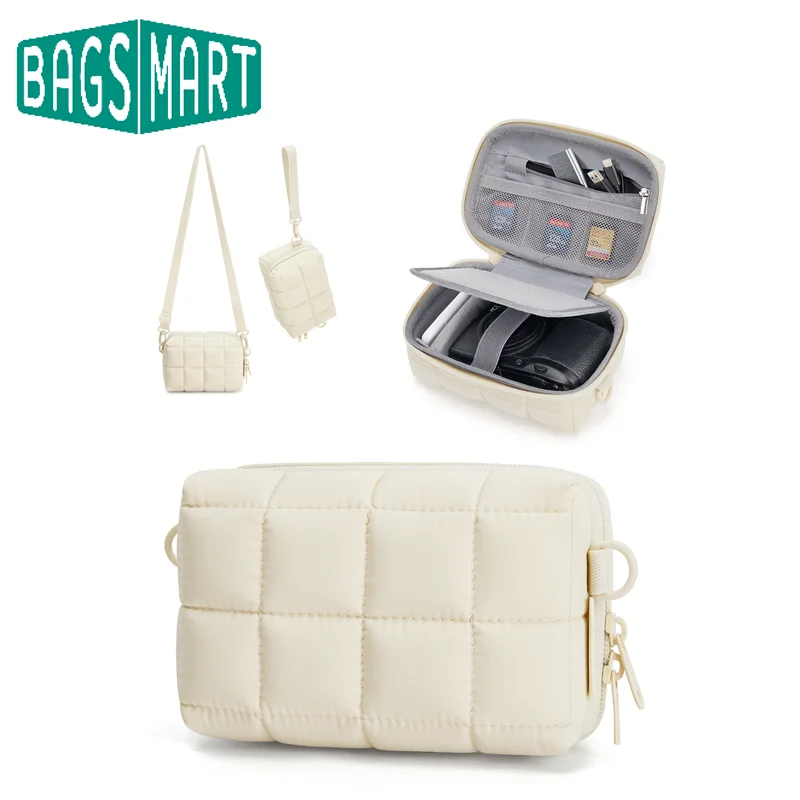 BAGSMART Kleine Digitalkameratasche, leichte, wasserdichte Fotografentaschen für Canon PowerShot Sony DSCW800 DSCW830 GoPro Image