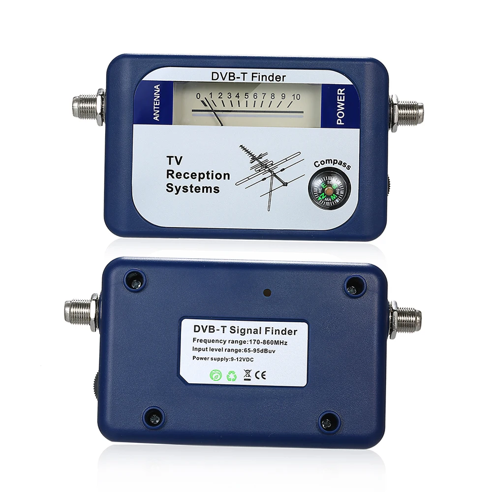 DVB-T Digitales Satellitensignal-Finder-Messgerät, terrestrische Luft-TV-Antenne mit Kompass, TV-Empfangssysteme Image