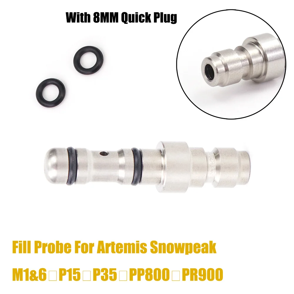Luftfüllsonden-Füllanschluss mit Schnellstecker für Artemis Snowpeak M16, P15, P35, PP800, PR900 Image
