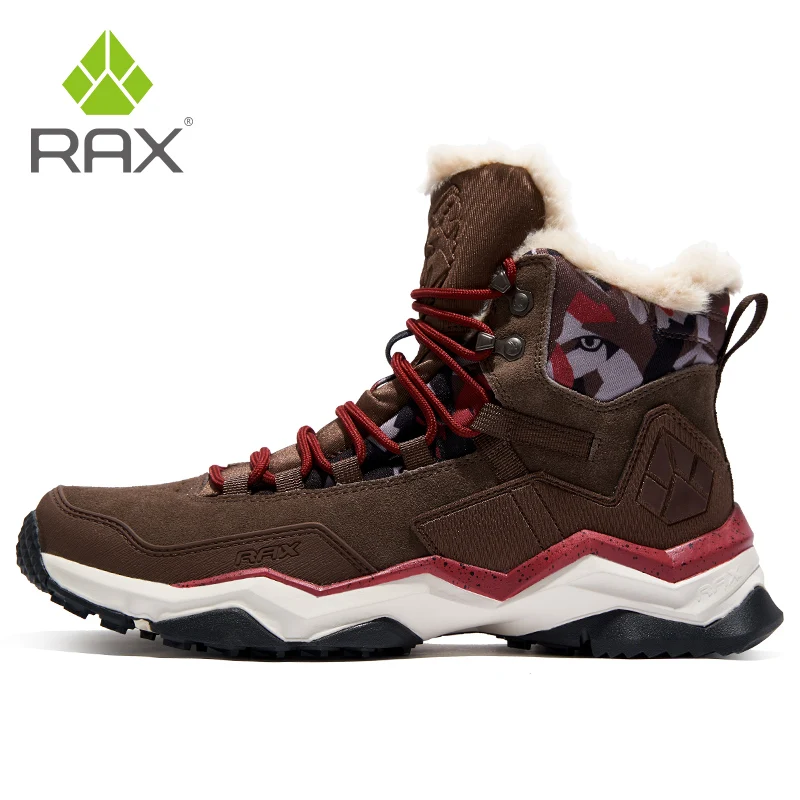RAX Männer Wanderschuhe Mid-top Wasserdichte Outdoor-Sneaker Männer Leder Trekking Stiefel Trail Camping Klettern Jagd Turnschuhe Frauen