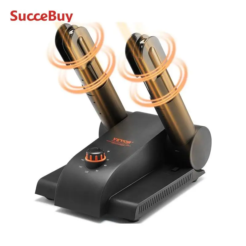 SucceBuy 180 ° Faltbarer Schuhtrockner mit 2/4 Röhren, tragbarer Stiefeltrockner mit Timer und Gebläse für Schneestiefel, Lederschuhe, Segeltuch, Schuhe, Socken