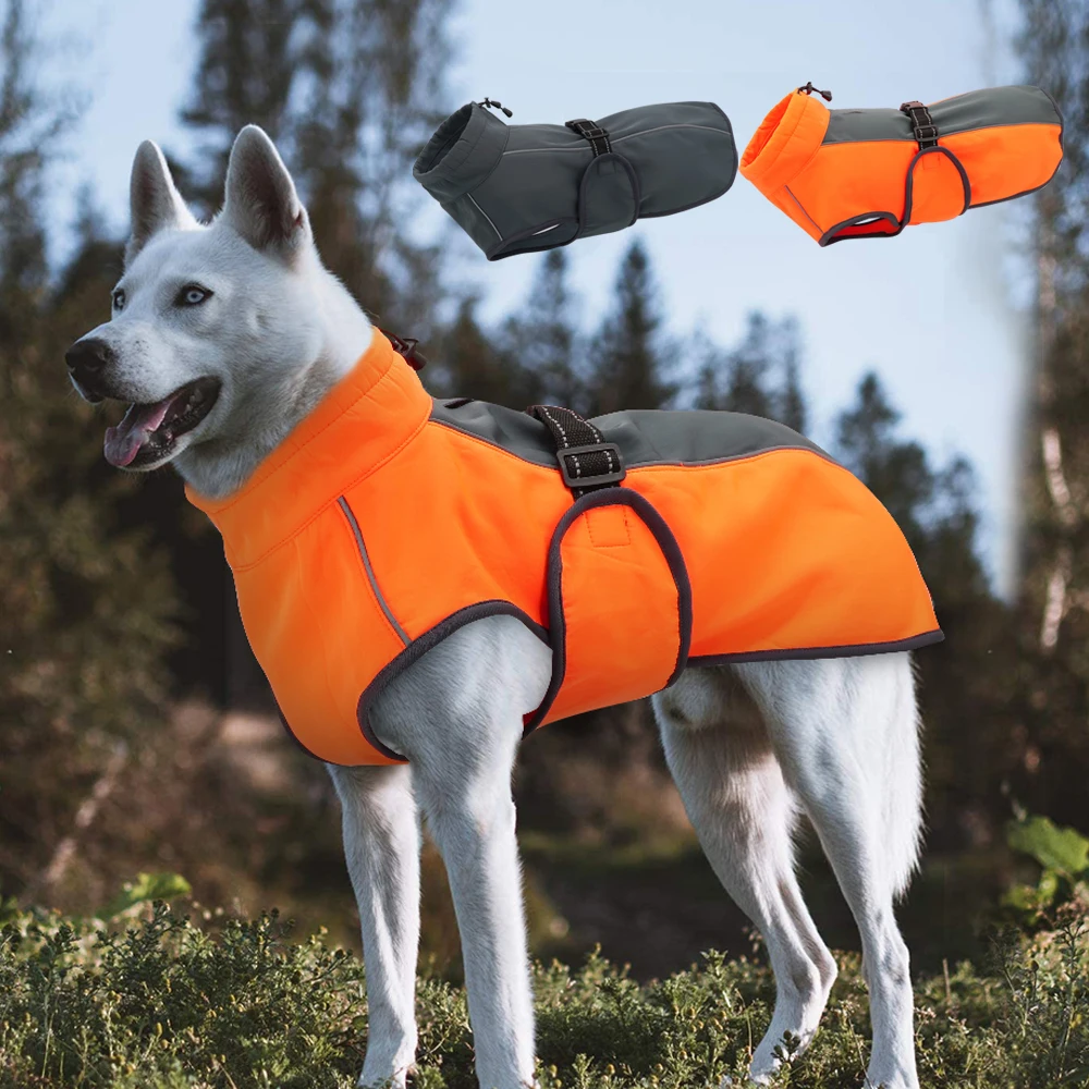 Warme Kleidung für große Hunde, wasserdicht, für große Hunde, Mantel, Winter, Hunde, Haustiere, Kleidung für französische Bulldogge, Welpen, Ropa, Perro, M-3XL