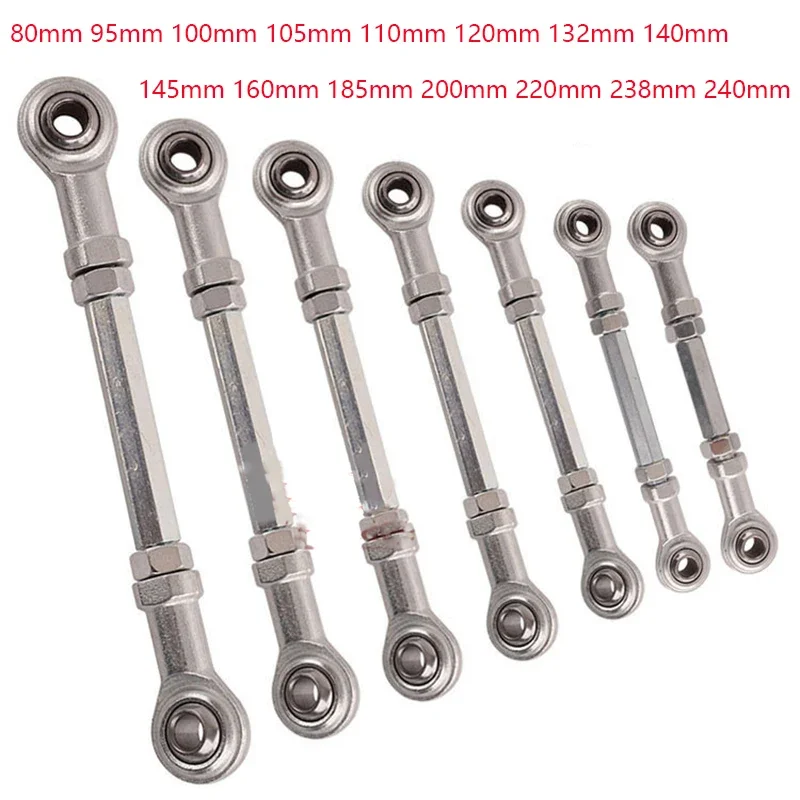 80–220 mm Spurstangen-Set, Kugelgelenk, M8-Schraube für Buggy, Quad, 50 cc, 110 cc, 150 cc, 200 cc, Cargo, ATV, Go-Kart Image