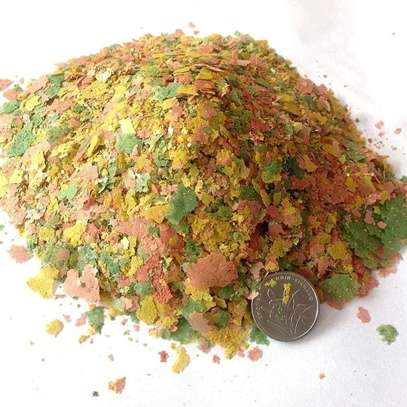 100 gr/paket Kleine Tropische Zierfische Futter Aquarium Fisch Dünne Scheibe Futter Fischfutter Sämling Wachstum Lebensmittel Familie Angeln Werkzeuge Image