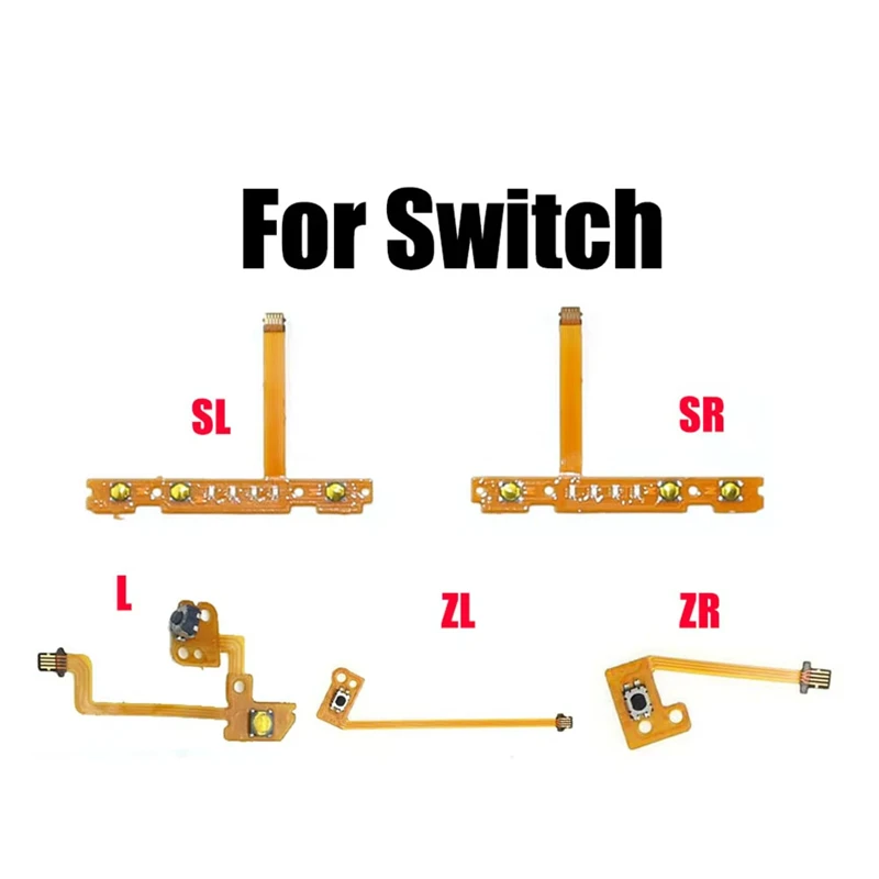 SL SR ZR ZL L Linker/rechter Taste mit Flexkabel-Reparaturteil für Nintendo Switch JoyCon NS Ersatz Image