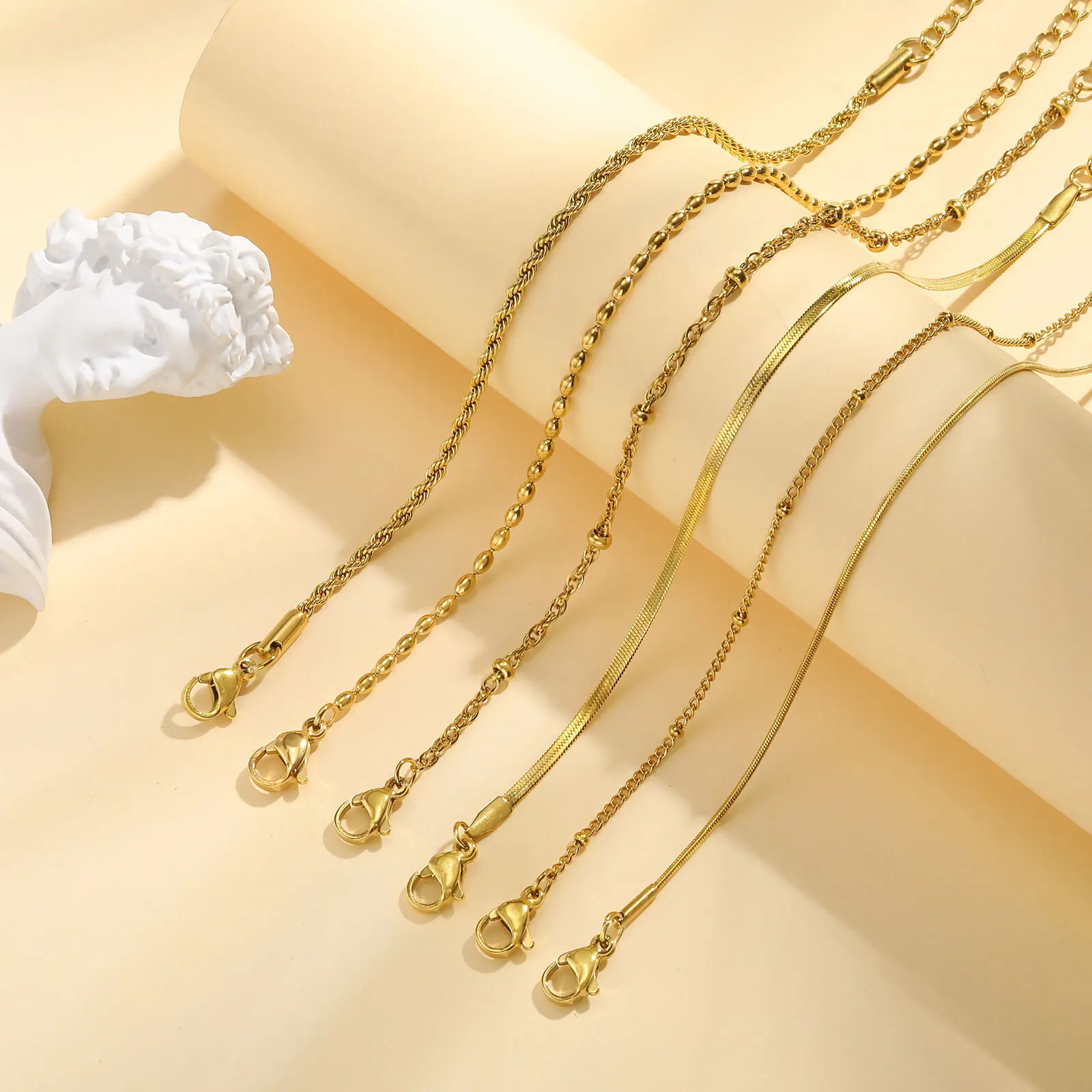 10 mm Stretch-Perlen-Armband für Damen, einfacher stapelbarer Schmuck Image
