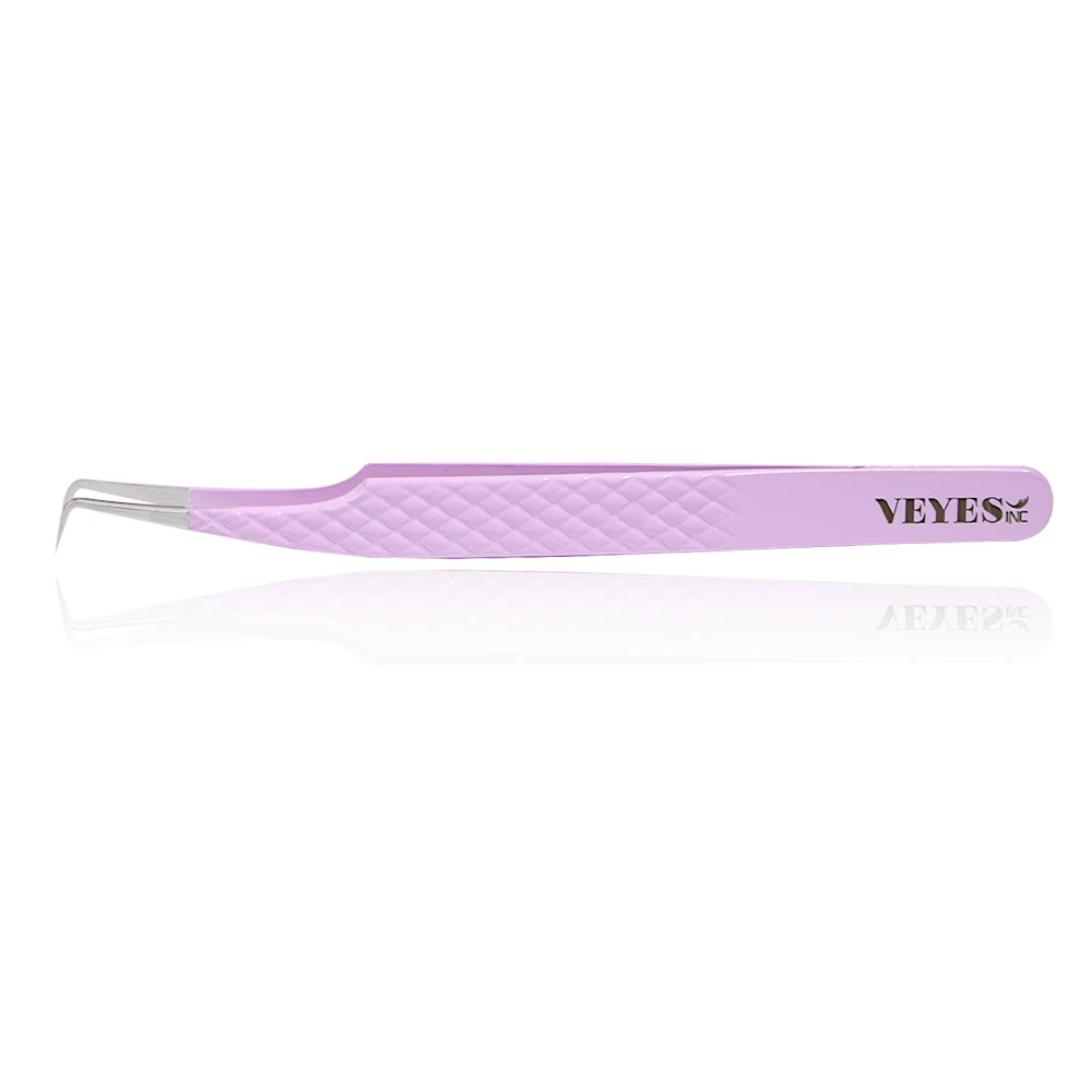 Veyes Inc Wimpern Extensions Pinzette Veyelash Professionelle 90 Grad Pinzette für Volumen 3D Genaue Verschluss Anti-statische Make-Up Image