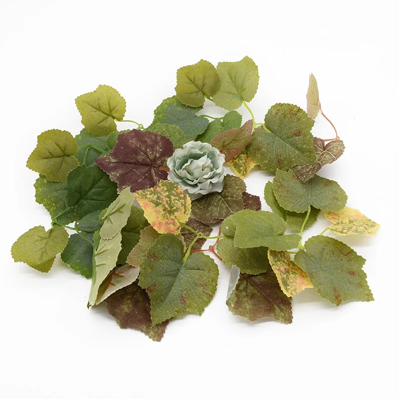 10/20 Stück künstliche Blätter, Simulation von Grünpflanzen, Dekorationen, DIY, Zuhause, Hochzeit, Gartendekoration, gefälschte Blätter, Süßigkeitenboxen Image
