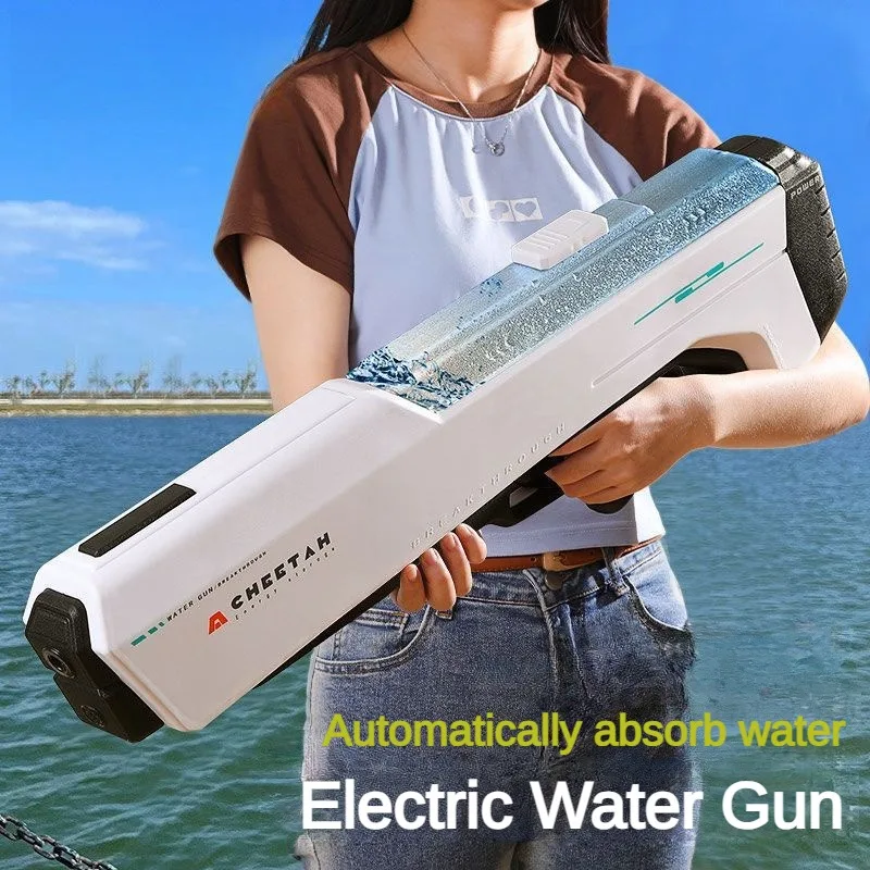 Automatisch absorbieren Wasser Hochdruck elektrische Wasserpistole Spielzeug für Kinder Sommer Outdoor Pool Kampfspiele Kinder Wasserpistole Geschenk