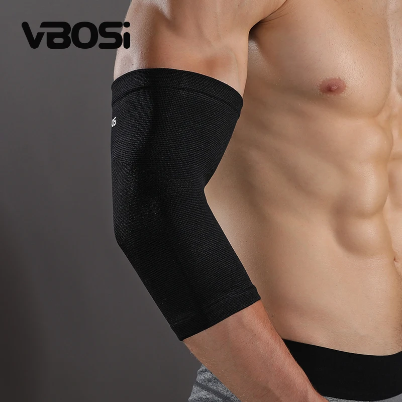 1-teilige atmungsaktive Ellenbogenstütze, Kompression, elastische Armstütze, Nylon-Armmanschette Image