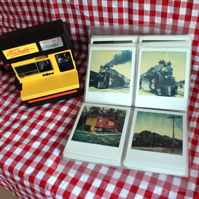 Polaroid-Fotoalbum/Folienhalter durchscheinend für Polaroid FP-100c Fujfilm Instax Wide Polaroid von PX70 PX680 PX600 PX Image