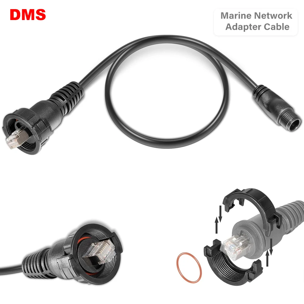 GARMIN 010-12531-01 Marine-Netzwerkadapterkabel, kleiner Stecker auf großer RJ-45-Stecker, kompatibel mit Panoptix LiveScope-System
