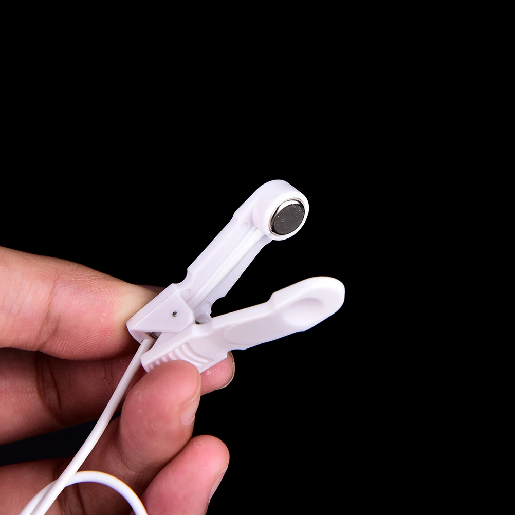 Elektroden kabel mit 2 Ohr clips für Zehner-Therapie-Massage gerät 2,5mm