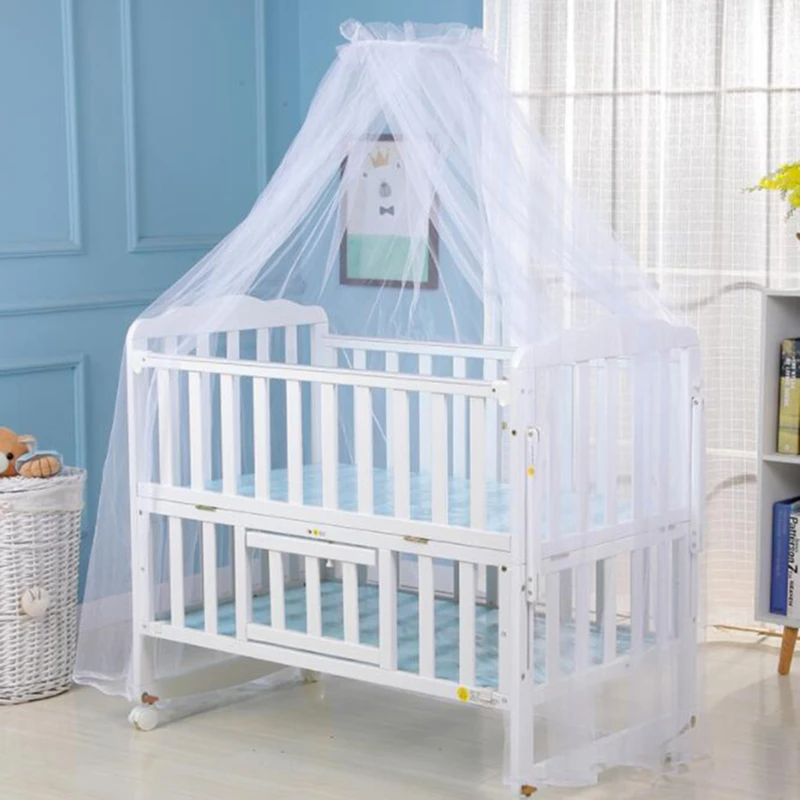 Baby Baldachin Säugling Kleinkind Bett Kuppel Kinderbett Moskitonetz Hängen Bett Net Moskito Bar Rahmen PalaceStyle Krippe Bettwäsche Zubehör