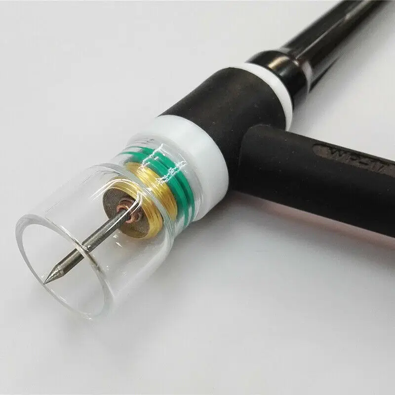 8 Teile/satz WIG Schweißen Verbrauchsmaterialien Stubby Gas Objektiv WIG # 12 Glasbecherspannzangen Körperspitzen für WP17 WP18 WP26 Handwerkzeug Image
