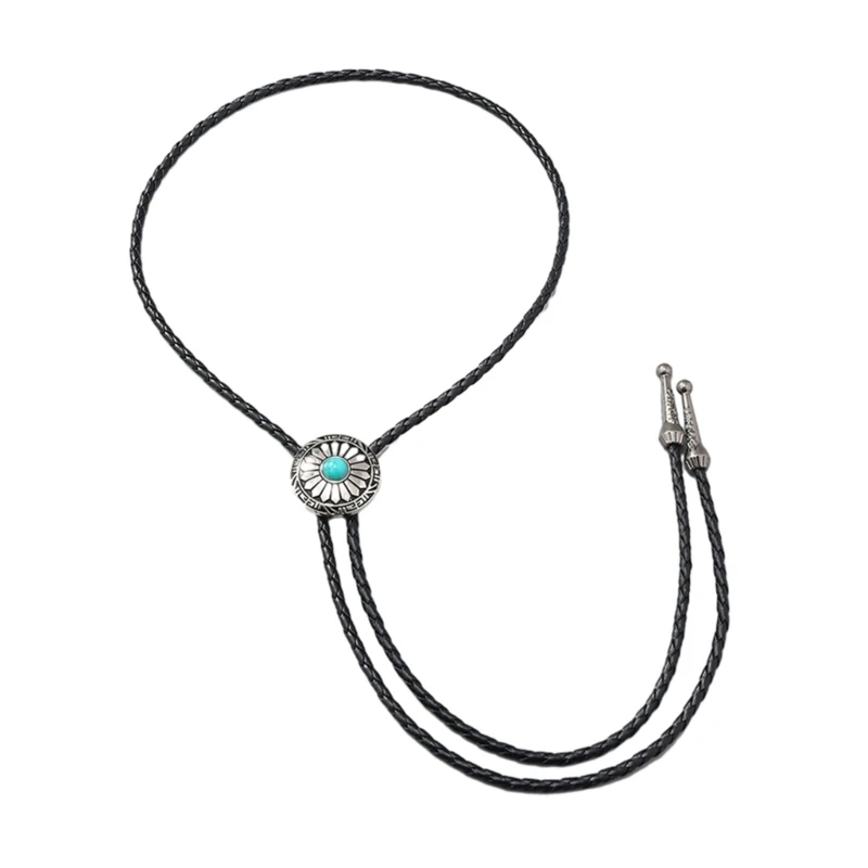 Cowboy Krawatte Türkis Bolo Krawatte Western Vintage Bolo Krawatte Eingeborene amerikanische Bolo Krawatte für Männer Cowboy Krawatte Western Bolo