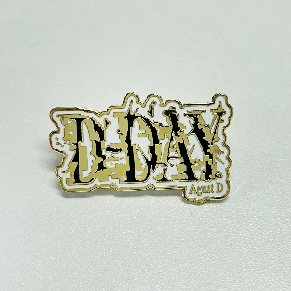 Agust D - D Day Badge World Tour Emaille Pin Musik Schmuck Fans Geschenke Sammlung Image