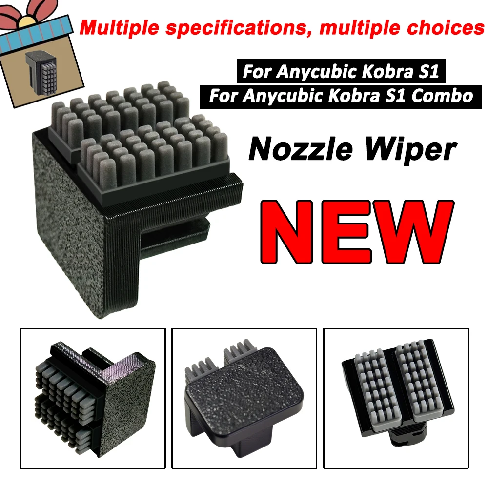 NEUE Verbesserte Für Anycubic Kobra S1 Hot end Düse Wischer Düse Silikon Pinsel Für Anycubic Kobra S1 Hotend Kobra S1 Zubehör Image