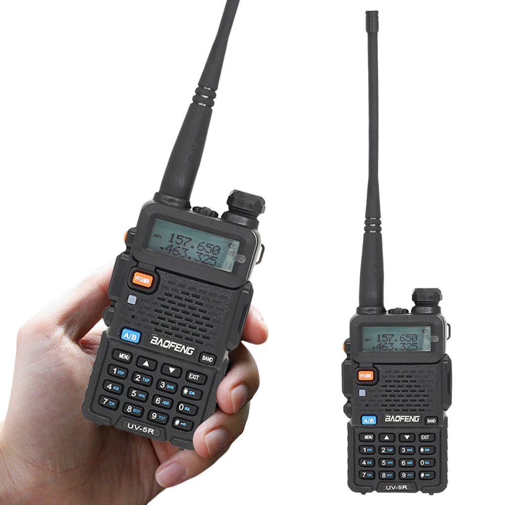 UV-5R-Amateurfunkgeräte mit großer Reichweite, VHF/UHF, 136–174 MHz und 400–520 MHz, 5 W Hand-UHF/VHF-Radio, kabelloses Amateur-Set Image