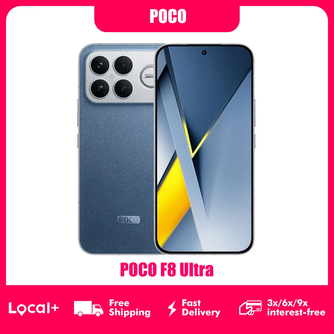 POCO F8 Ultra 5G 12GB/256GB 16GB/512GB NFC Smartphone ohne Ladegerät Snapdragon 8 Elite 6500mAh Akku Image