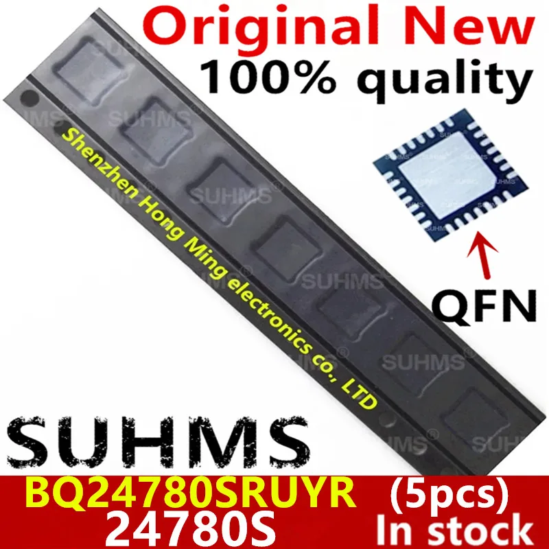 (5 Stück) 100 % neuer BQ24780S 24780S XQ24780S BQ24780SRUYR BQ24780SRUYT QFN-28 Chipsatz Image