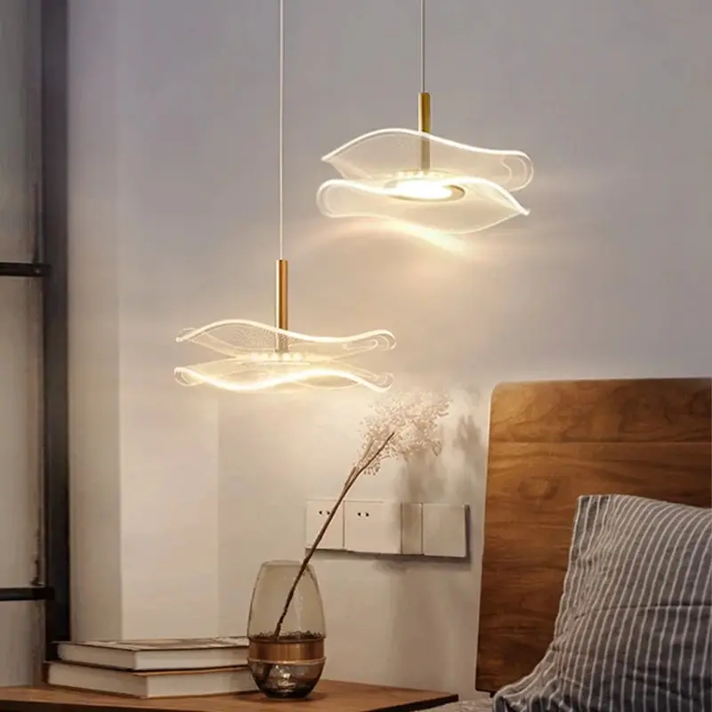 Nordische LED Pendel leuchte Leuchte Innen beleuchtung Hängelampe Esstische Wohnzimmer Treppen Wohnkultur Glanz Pendel leuchte