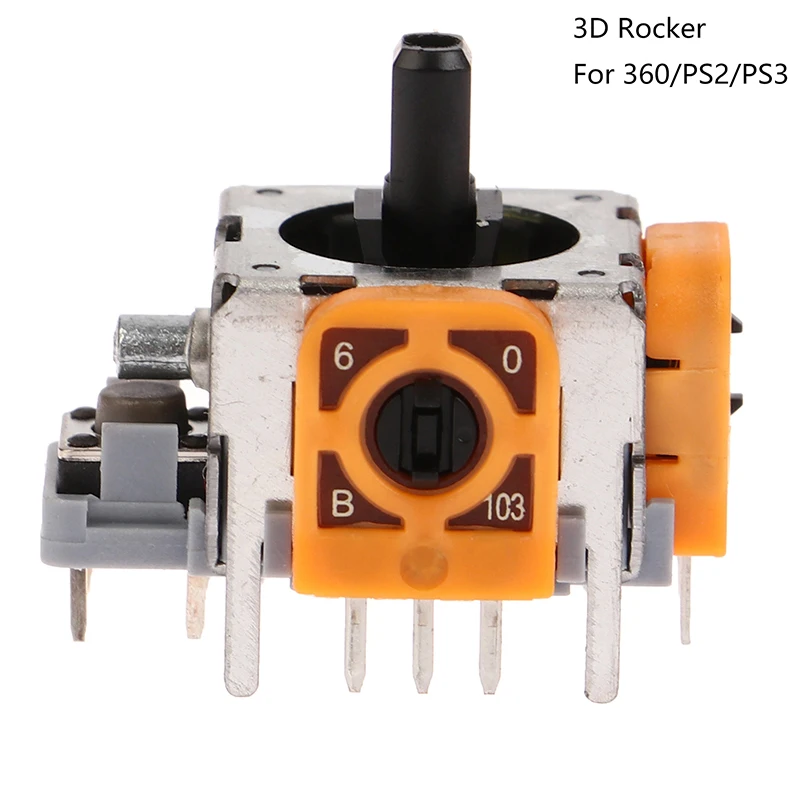 Geeignet für Hall-Effekt 3D-Joystick-Modul-Controller für Xbox360 ps2 ps3 Analog-Sensor-Potentiometer DIY-Zubehör