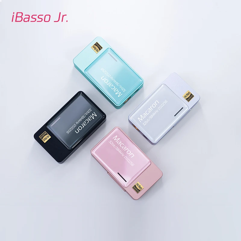 IBasso Jr. Macaron HIFI Tragbarer USB-DAC-Kopfhörerverstärker CS43131 Decoder 4,4 mm/3,5 mm PCM 32 Bit/384 kHz Native DSD 256x Image