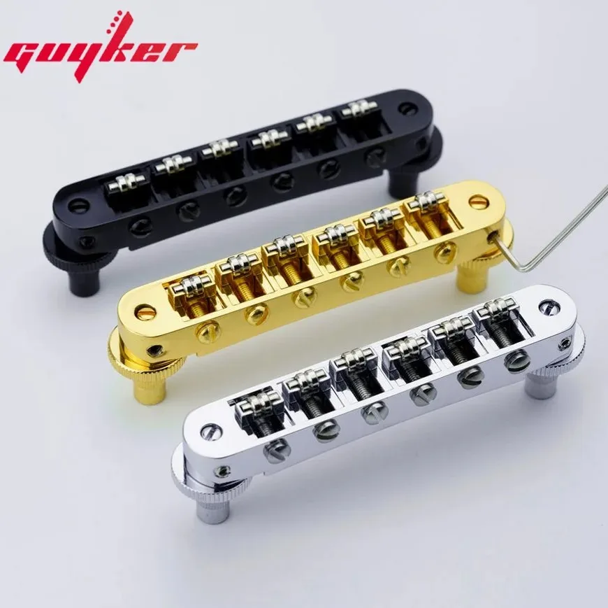 GUYKER Tune-O-Matic Roller Saddle Gitarrenbrückenpfostenloch 4,2 mm Image