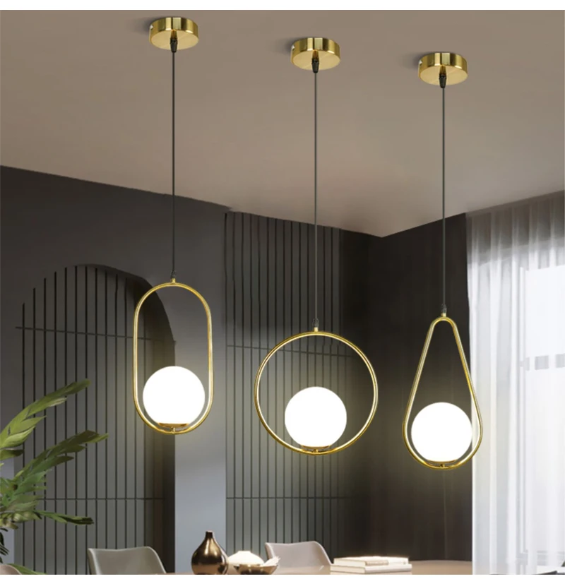 Nordische Glaskugel Pendel leuchten Messing schwarz Hängelampe modernes Wohnzimmer Esszimmer Schlafzimmer Dekor Decken leuchte Haus Lampen für Schlafzimmer Wohnzimmer Korridor Licht Balkon Lichter Decken leuchten