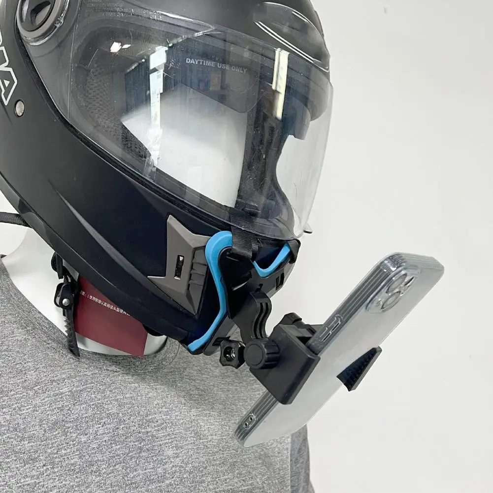 Motorrad Helm Telefon Ständer Halterung Für GoPro Hero 12 10 9 8 7 Action Sport Kamera Halter Motorrad Kamera zubehör Image
