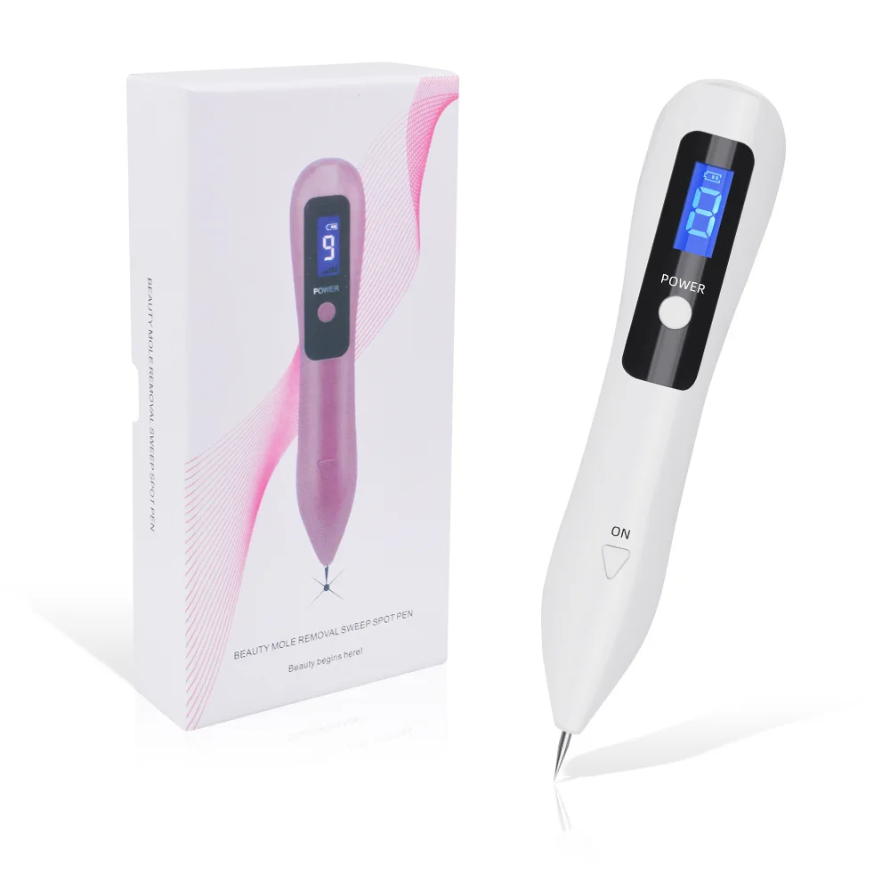 Laser-Plasma-Stift mit 9 Stufen zur Entfernung von Sommersprossen, Warzen und Tattoos, Instrument zur Entfernung von Hautanhängseln, Schönheitspflegegerät Image