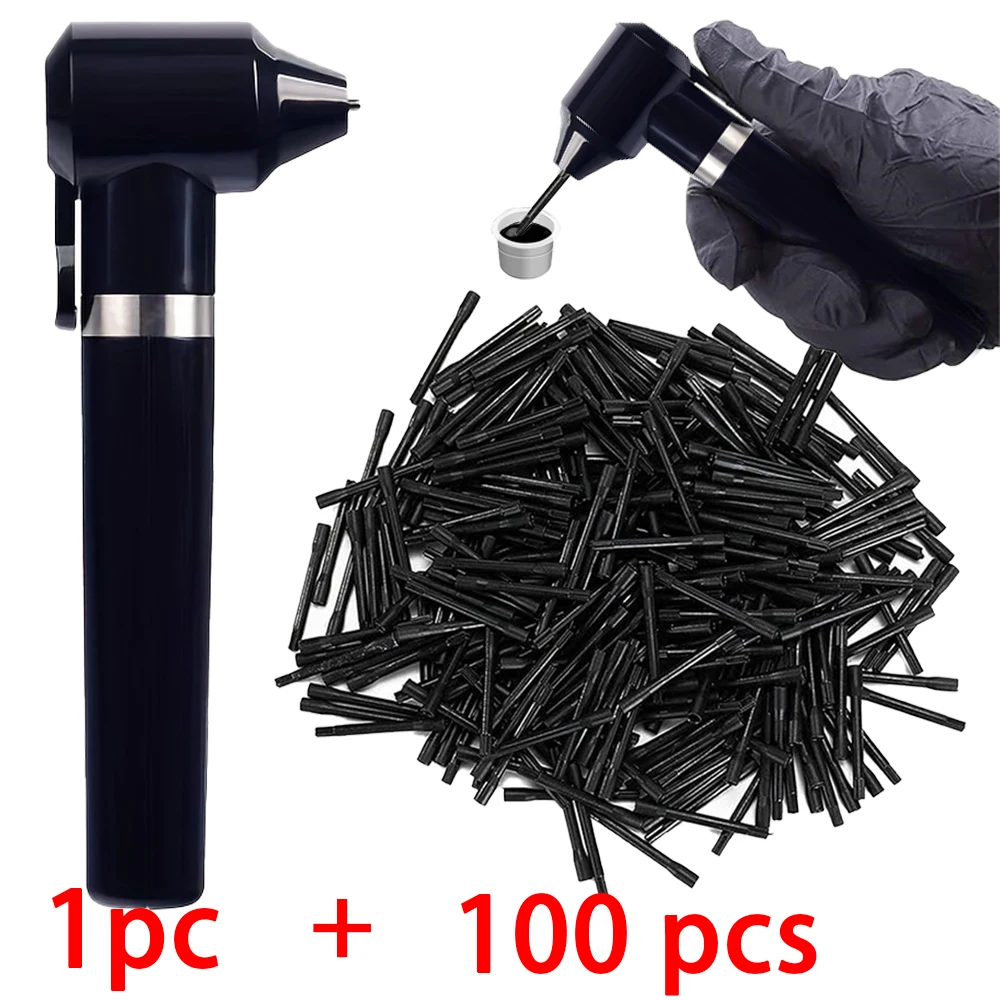Elektrische Tattoo Ink Mixer Maschine Kit 1 Pc Pigment Mixer Maschine Mit 100PCS Mischen Sticks Tattoo liefert set für Tattoo künstler Image