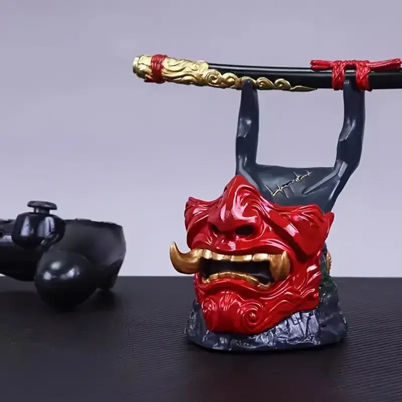 Game Controller Halterung Devil Face Warrior Swordhand Control Halterung Geeignet für Ps5/4Ps5/Ps4/Xbox/Switch Controller Halterung Image