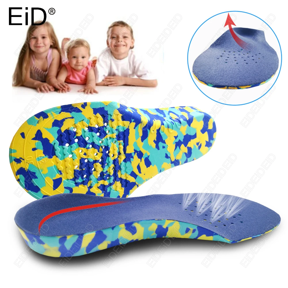 2/4 PCS Sport Orthesen einlegesohlen Plattfuß Pflege Orthopädische Schuhsohle Einlegesohlen für Füße Arch Support Schuh Pad Kinder Kinder sohlen Image