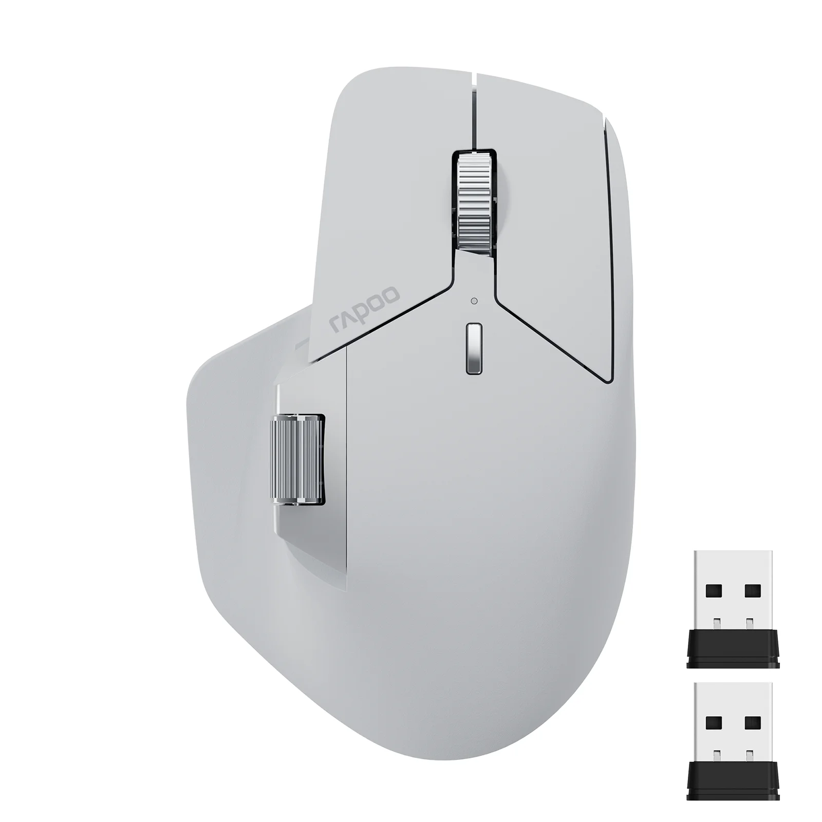 Rapoo MT720L Multi-Mode wiederaufladbare kabellose Maus 4000 DPI Bluetooth-Maus Easy-Switch für bis zu 4 Geräte Image