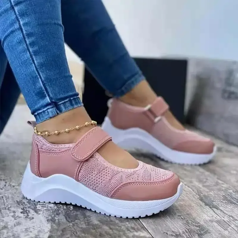 Tanz Sommer Frauen Casual Schuhe Turnschuhe Frauen Schuhe Mesh Atmungsaktive Plattform Chaussure Femme Nicht SlipWomen Vulkanisieren Schuhe