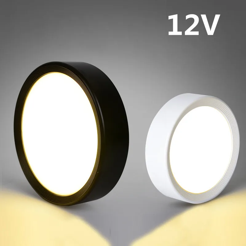 Ultradünnes LED-Downlight DC12V 3W 5W 7W 9W 12W 15W 18W LED-Spotlicht Wasserdichte oberflächenmontierte LED-Schlafzimmer-Deckenleuchte