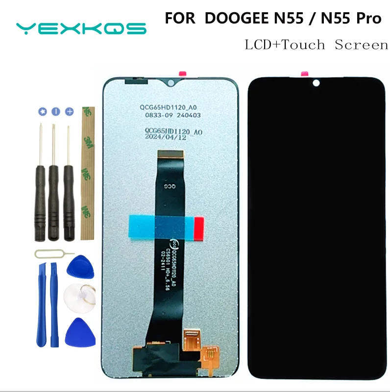 Original Für DOOGEE N55 n55 Pro LCD Display Bildschirm + Touch Panel Digitizer Ersatz Für DOOGEE N55 Plus N55 Max LCD Display Image